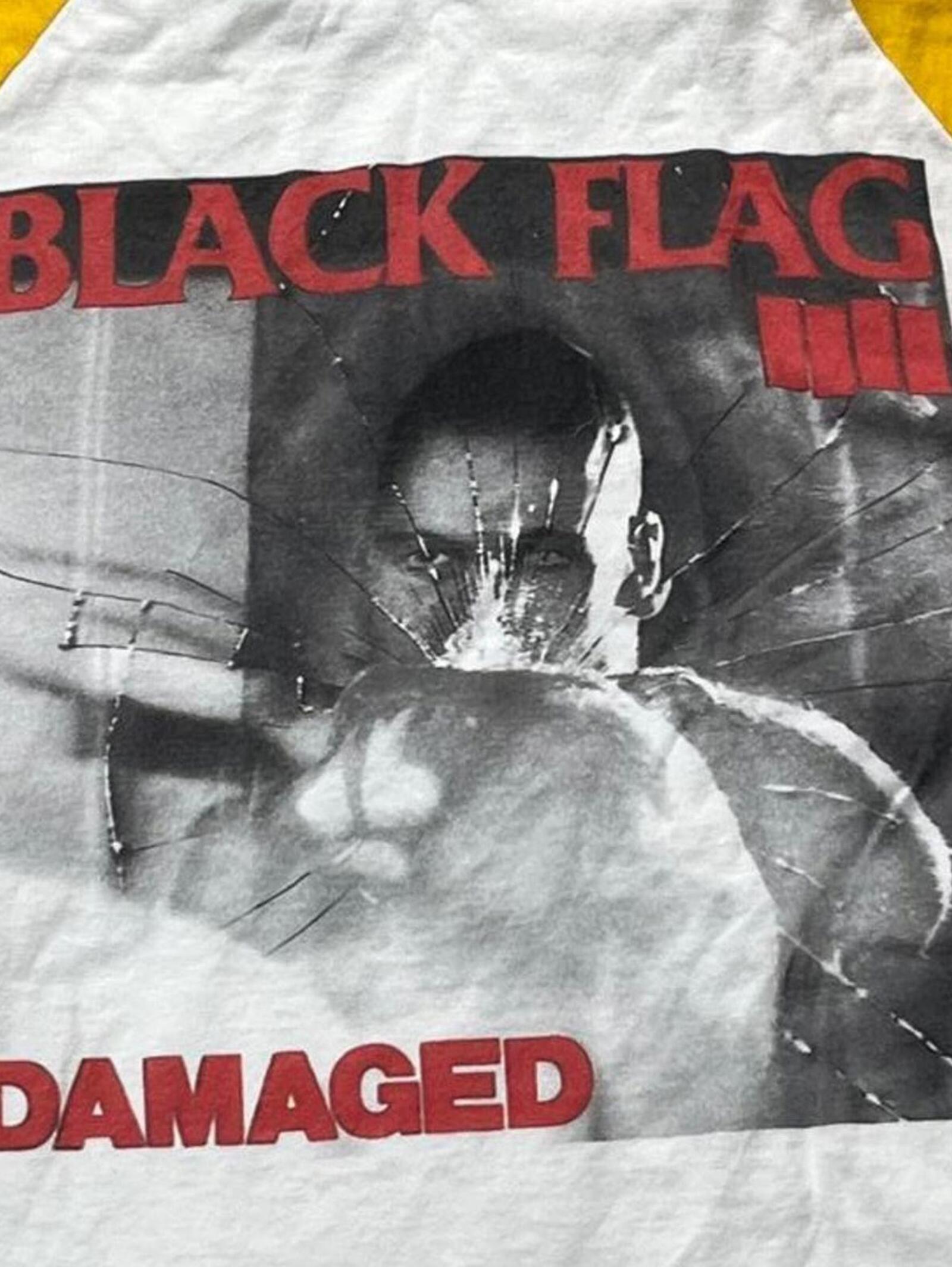 Black Flag Preowned Medium 3/4 Sleeve T-Shirt